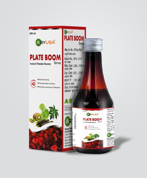 Plateboom Syrup | increase platelet count naturally